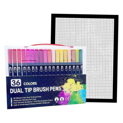HueHaven – Color By Number Watercolor Art Set
