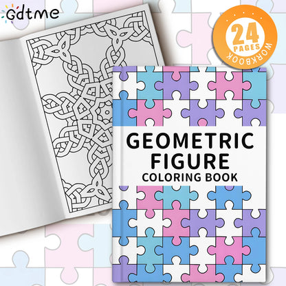 Gdtme Colorique  – Geometric Figure Coloring Book for Adults