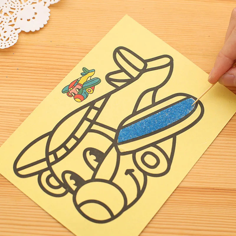 SandSplash – 10-Piece DIY Kids Sand Painting Kit