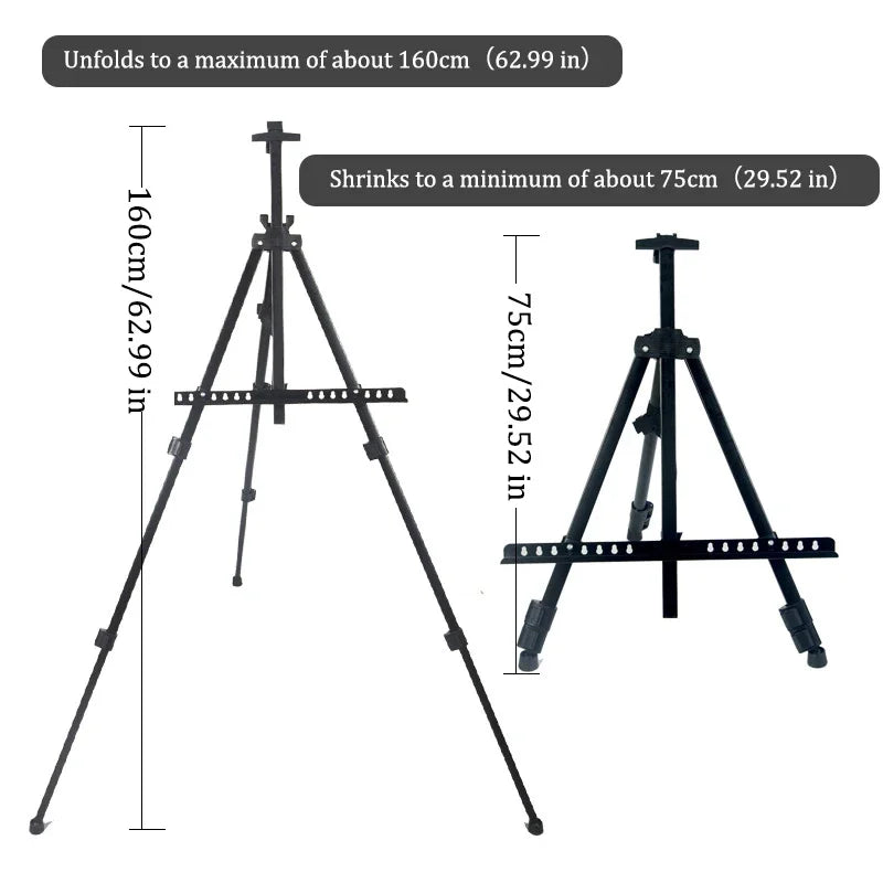Easelion – Adjustable Metal Tripod Drawing Stand