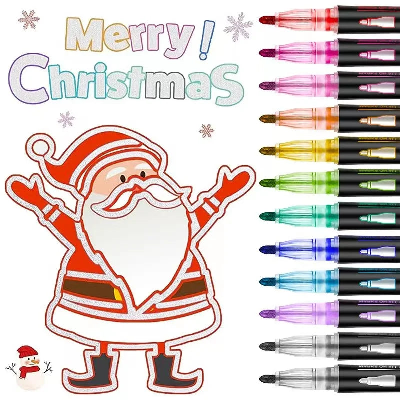 Coloreon – Double-Line Fluorescent Contour Pen Set