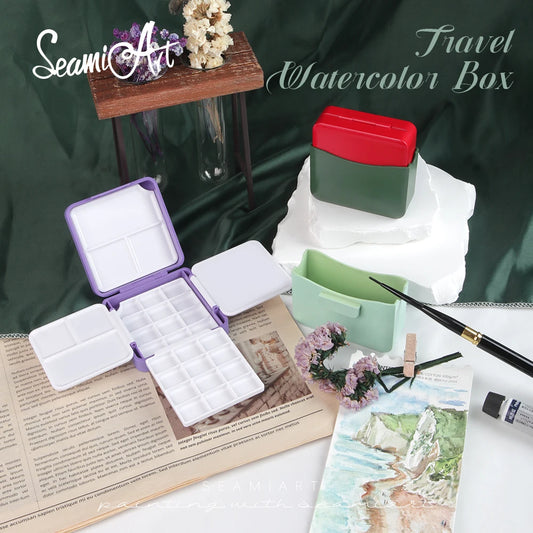 SeamiArt ColorGo – Portable Watercolor Painting Box