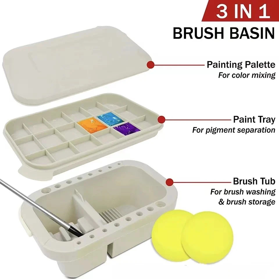 CleanPro – Multifunction Paint Brush Washer Set