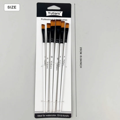 PaletteCraft – 24 Brushes & 5 Painting Palettes Set
