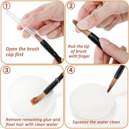 InkuSet – Japanese Watercolor & Calligraphy Brush Kit