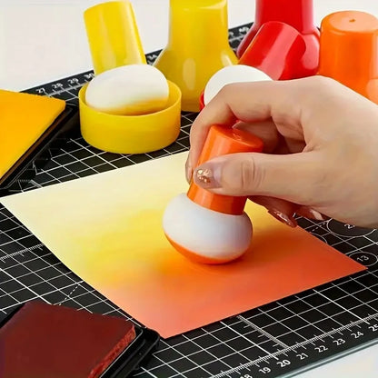 CraftDab – Stencil Brush & Sponge Set
