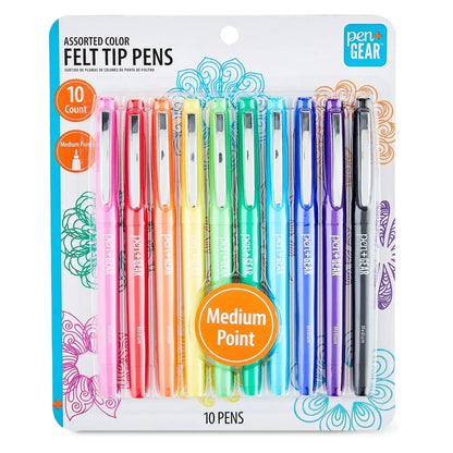 ColorVerve – Assorted Medium Tip Felt Marker Set