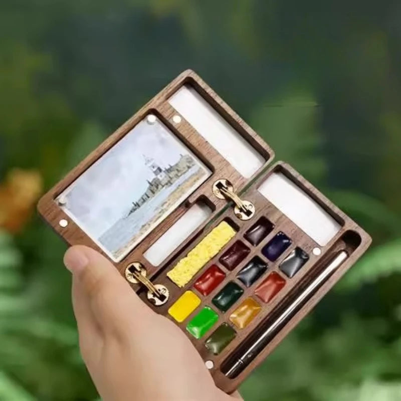 ColorNomad – Portable Solid Wood Paint Box