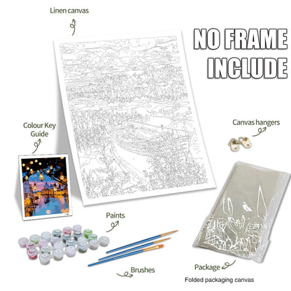 CoastLoom – Seaside Landscape Paint by Numbers Kit