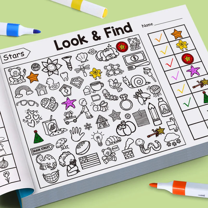 MindQuest – Children’s Search and Color Activity Book