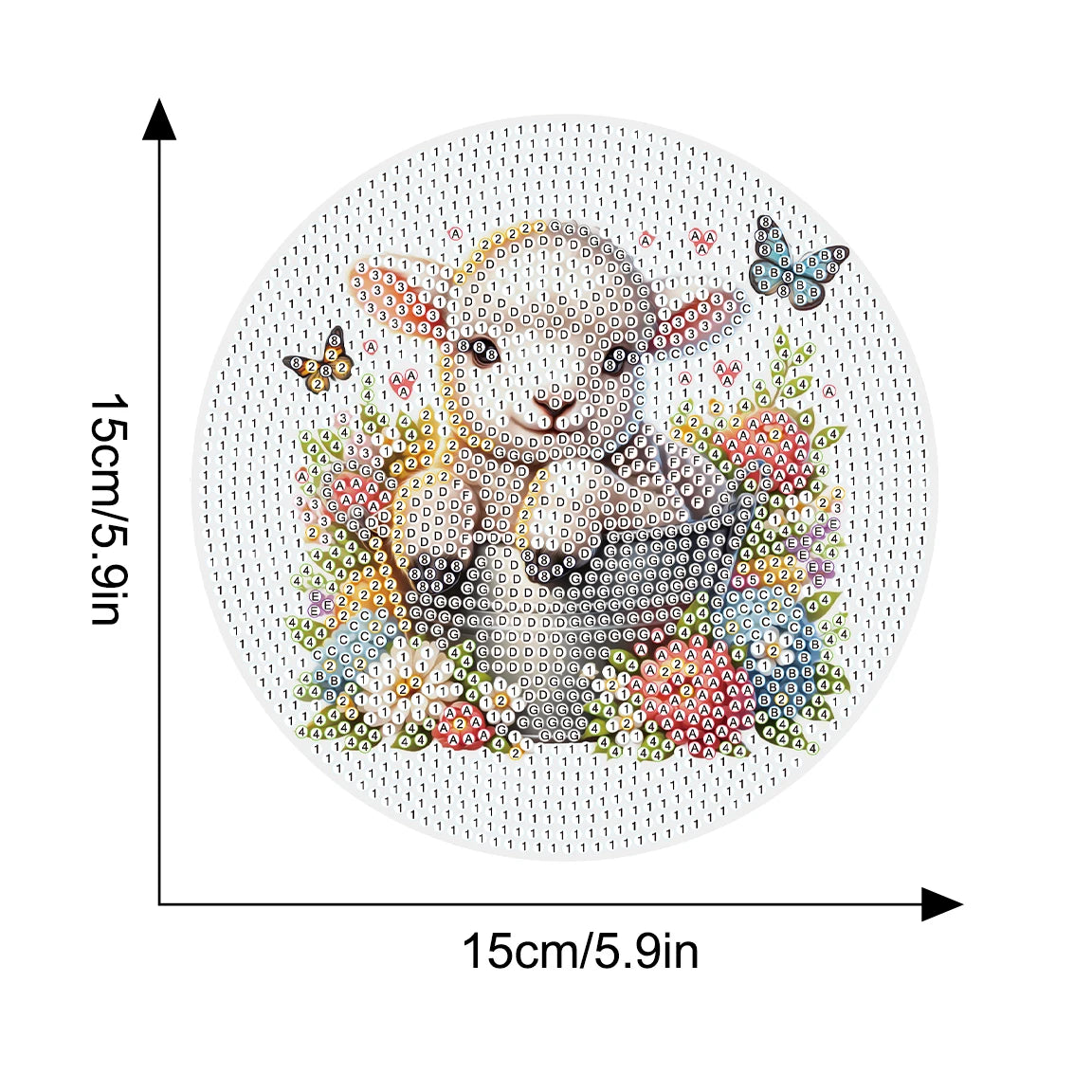 SparkPaws – 3-Piece Diamond Art Placemat Kit