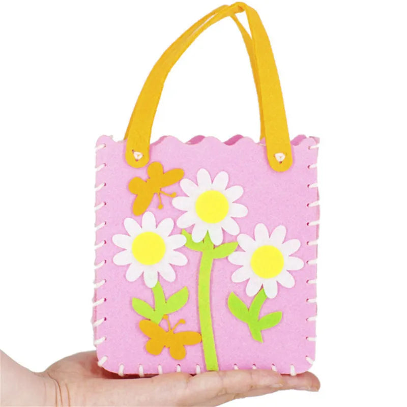 CraftyTote – 6-Piece Kids DIY Handbag Sewing Kit