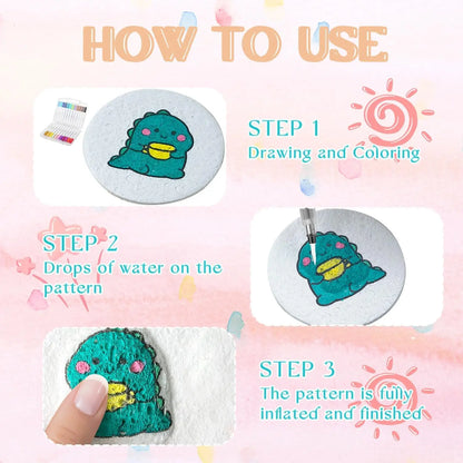 Foamadoodle – 3D Puffy Texture Art Paper Kit for Kids