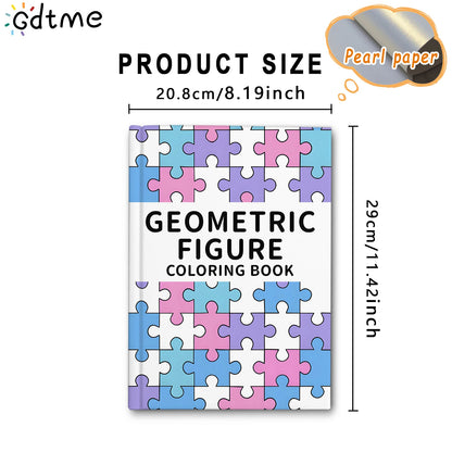 Gdtme Colorique  – Geometric Figure Coloring Book for Adults