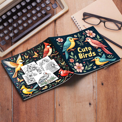 Birdscapeia – Stress Relief Adult Coloring Book