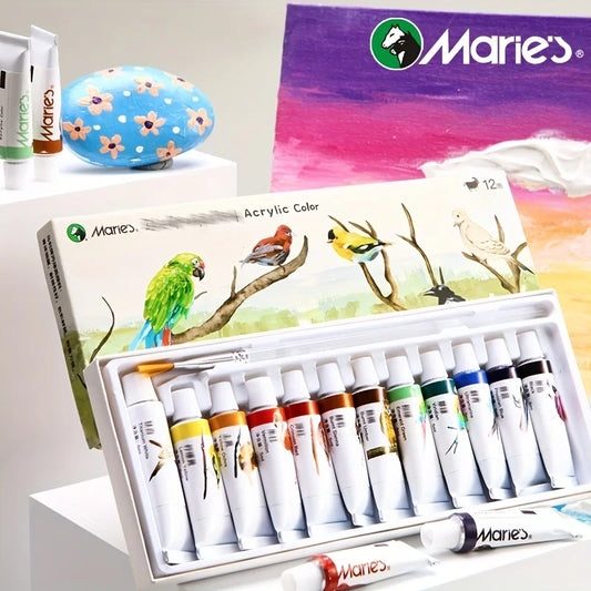 Marie's ColorEase – Acrylic Paint Set with Brush