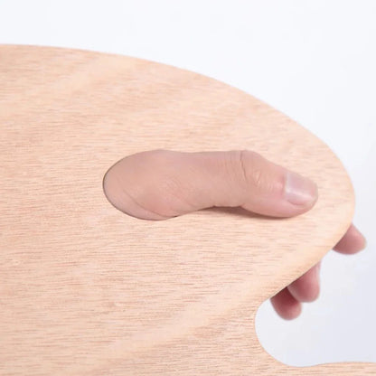 WoodMix – Oval Wooden Painting Palette