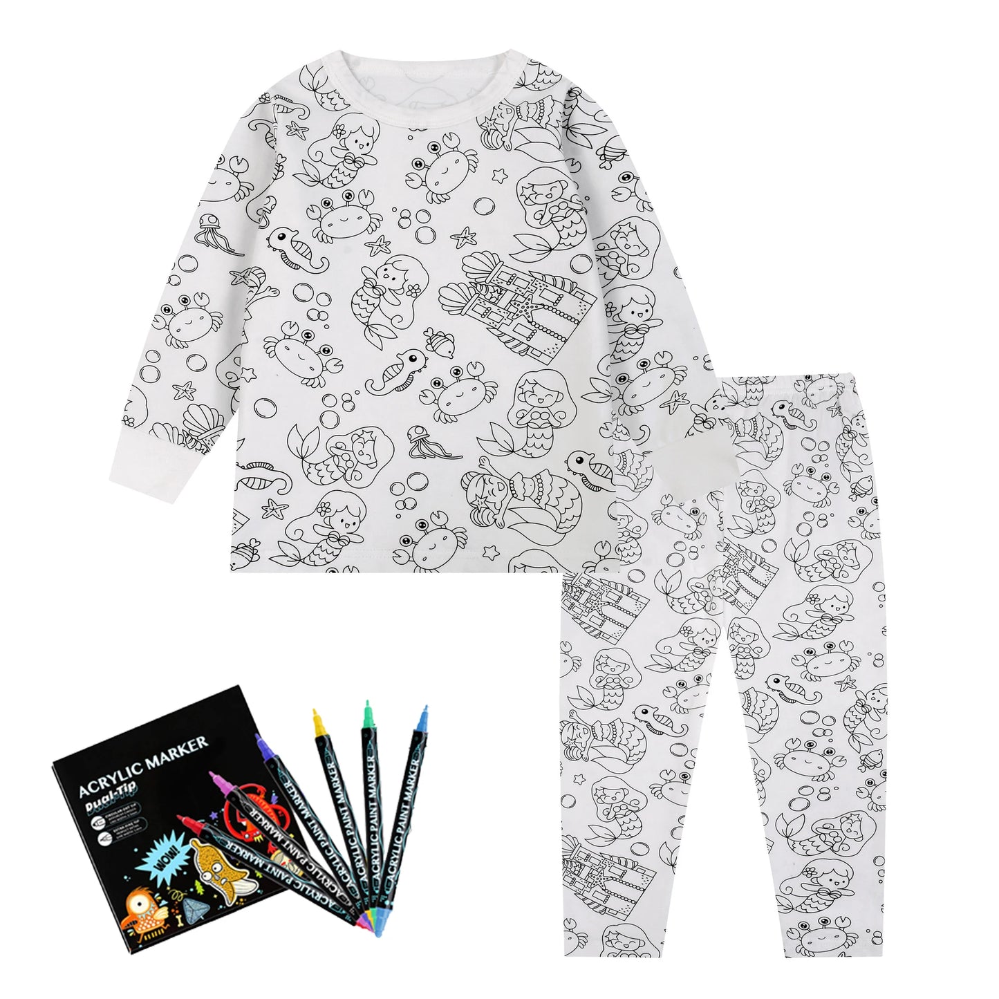 DreamDoodle – DIY Colorable Kids Pajama Set