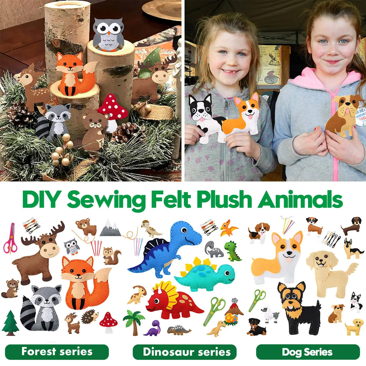 SewZoo – DIY Felt Animal Sewing Kit for Kids