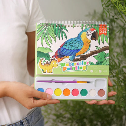 Coloreve – 8-Color Portable Watercolor Painting Book