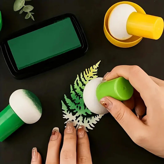 CraftDab – Stencil Brush & Sponge Set