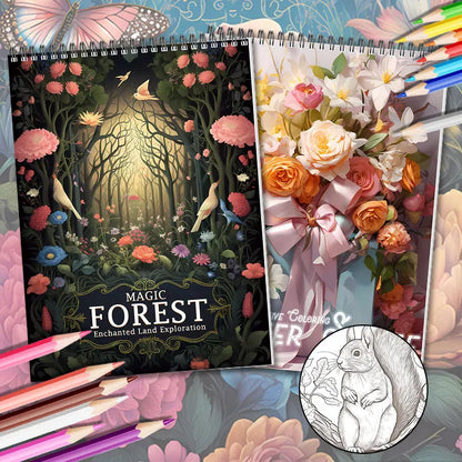 ForestWhimsy – Adult Coloring Book for Relaxation
