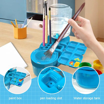 ArtSwirl – Quick-Dry Paint Brush Cleaner with Tray