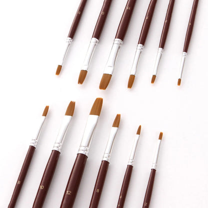 Bruscentra – 24Pcs Professional Watercolor Paint Brush Set