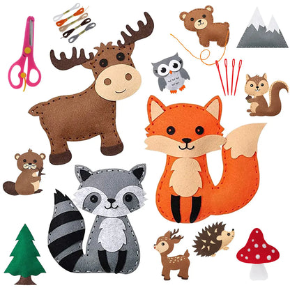 SewZoo – DIY Felt Animal Sewing Kit for Kids