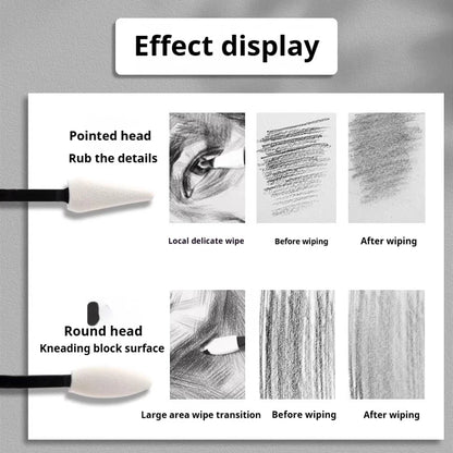Artifina – Dual-Tip Blending Sponge & Sketch Brush Set