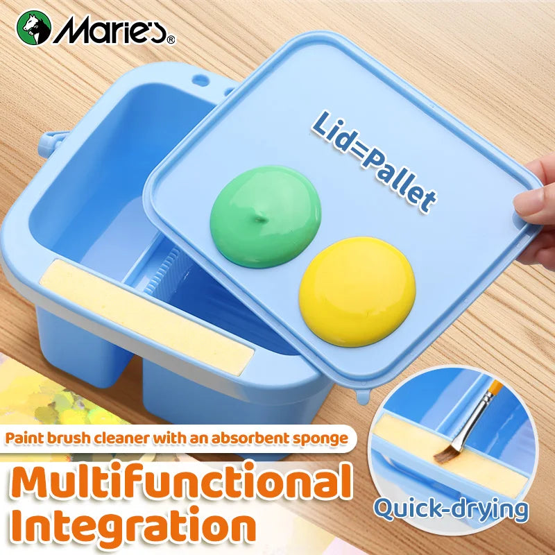 Marie's BrushBay – Multifunction Paint Brush Cleaning Basin