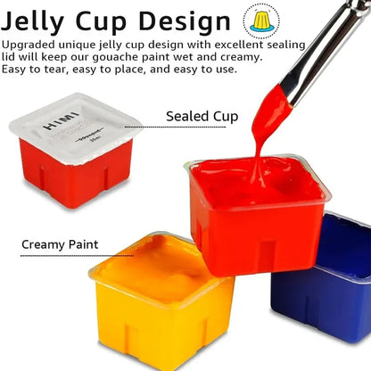 ColorMelt – HIMI Jelly Gouache Paint Set