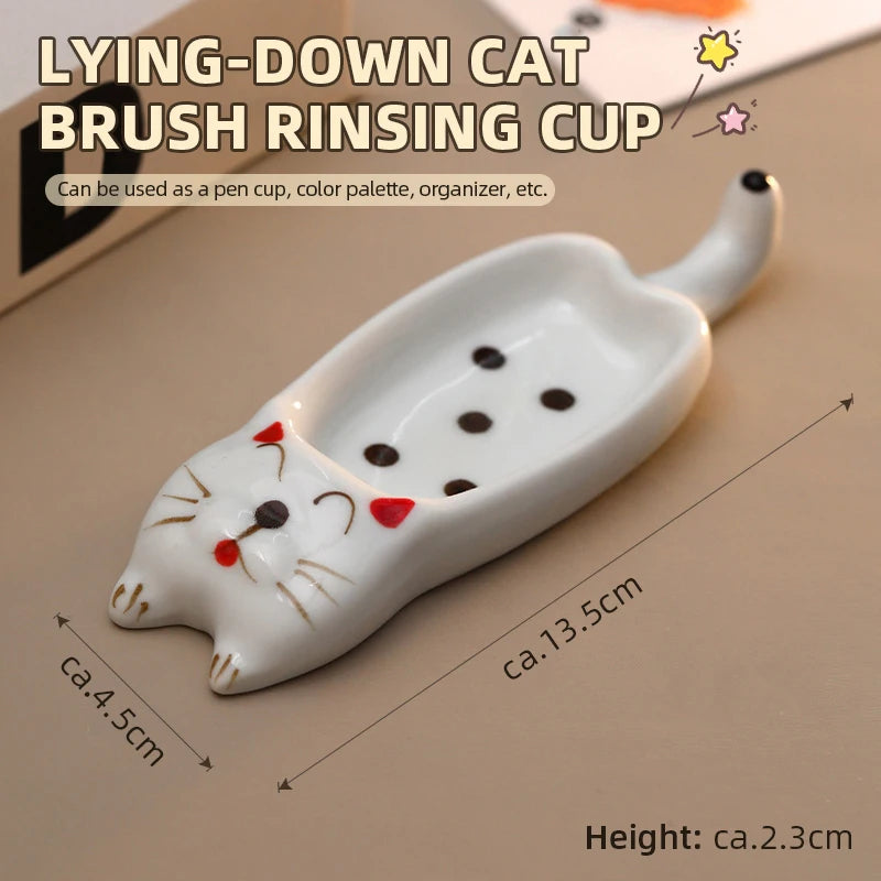 BrushBuddy – Cute Acrylic Brush Cleaning Holder