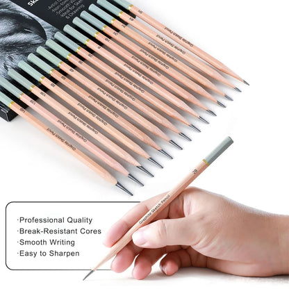 ArtVibe – 29-Piece Professional Drawing Pencil Set