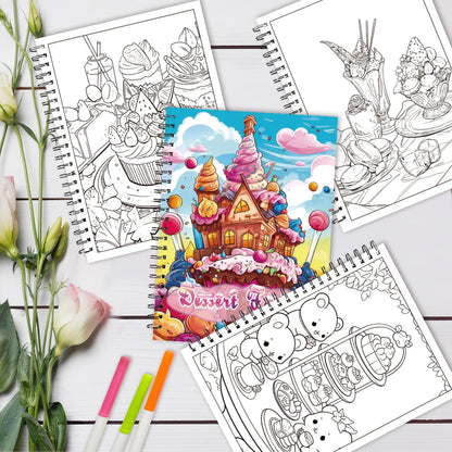 ColorDelight – 3-Piece Women’s Leisure Coloring Book Set