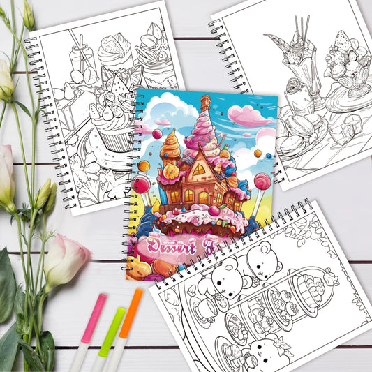 ColorDelight – 3-Piece Women’s Leisure Coloring Book Set