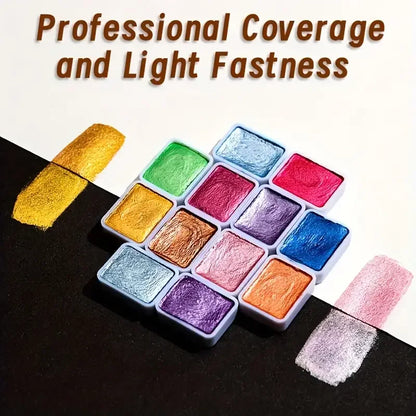 StarSplash – Metallic Watercolor Paint Set