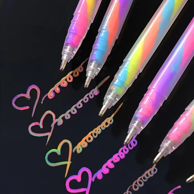 Glintor – 6 Colors Sparkly Gel Pen Set