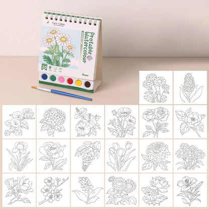 AquaMuse – Spiral Watercolor Painting Book