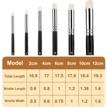BrushVault – Round Head Dry Brush Set with Portable Bag