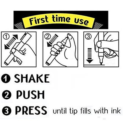 GlowMark – Fluorescent Liquid Chalk Markers