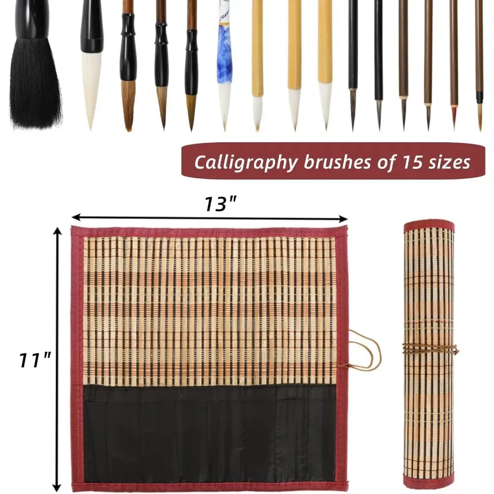 InkuSet – Japanese Watercolor & Calligraphy Brush Kit