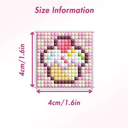 MagnaGem – Diamond Painting Sweet Treats Fridge Magnets (4PCS)