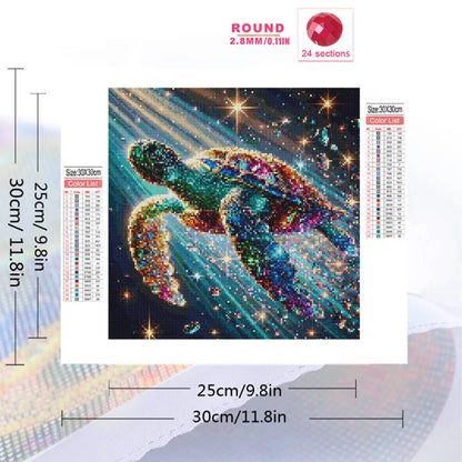 GemTurtle – Diamond Painting Tortoise DIY Mosaic Kit