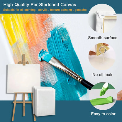 SketchEase – 3pcs Canvas Set with Markers
