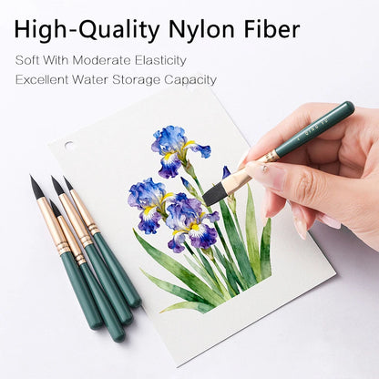 GreenStroke – Multi-Functional Nylon Paintbrush Set