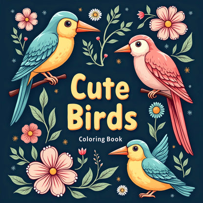 Birdscapeia – Stress Relief Adult Coloring Book