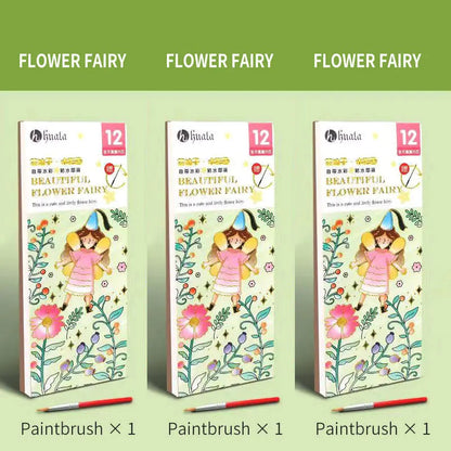 PastelPuff – Kawaii Watercolor Coloring Book Set