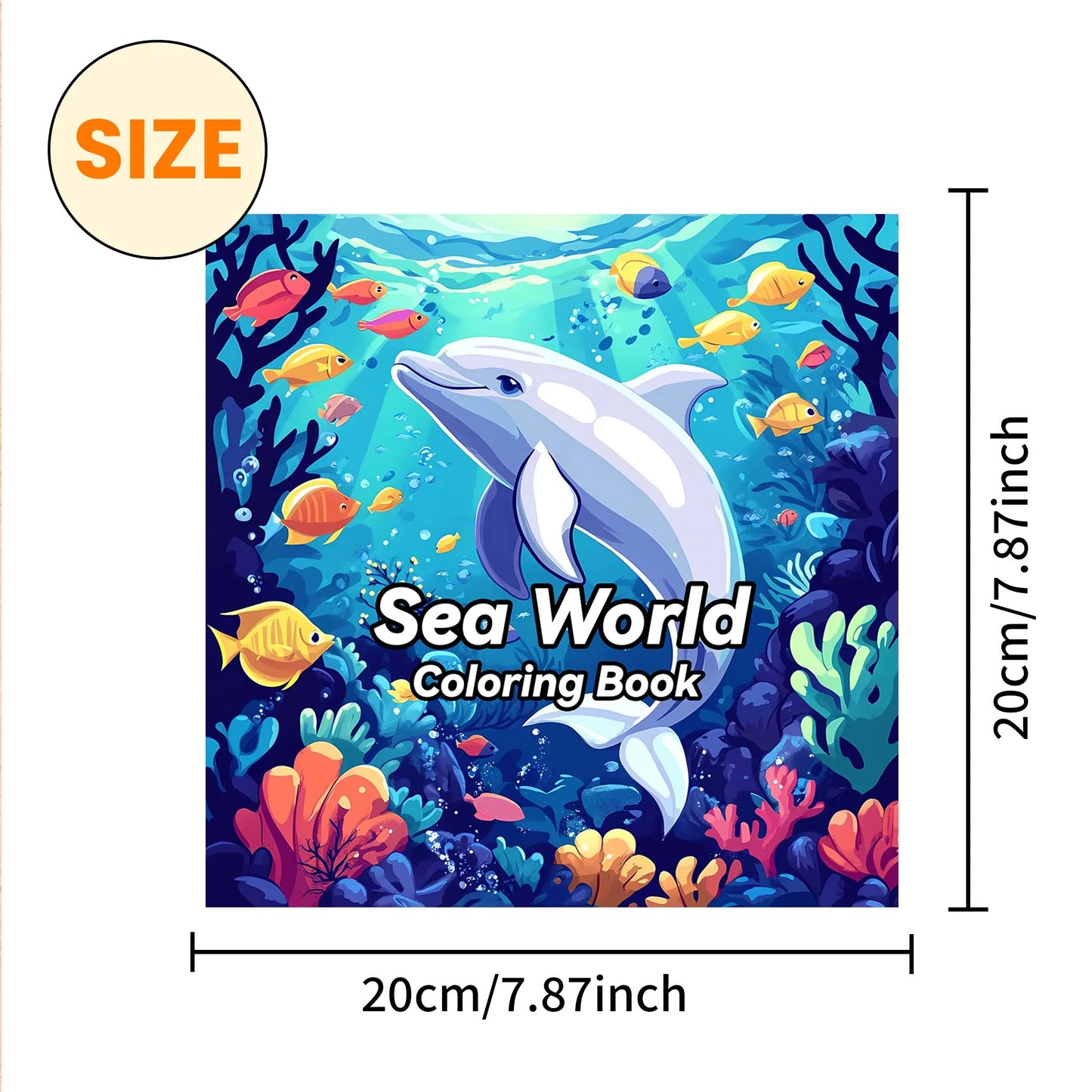 AquaVista – Sea World Coloring Book for Adults & Teens
