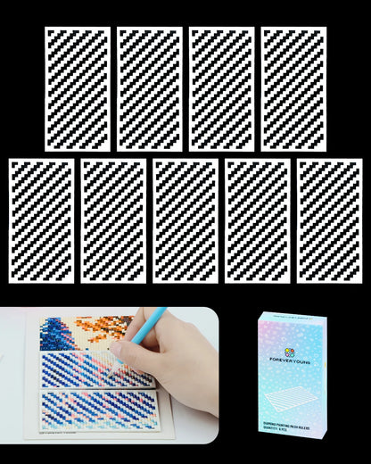 RhinAlign – 9-Piece Diamond Painting Ruler Set